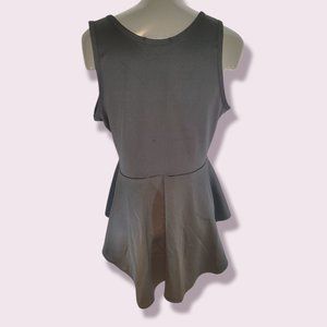 Fashion To Figure Women's Black Sleeveless Short Dress - Size 3X